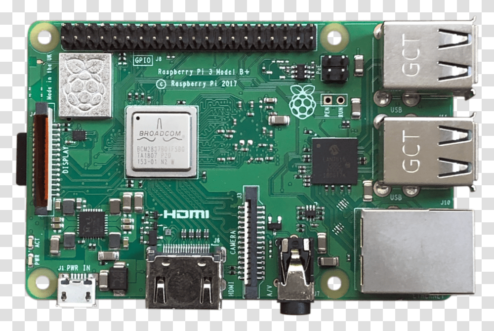 A Raspberry Pi 3 Model B Raspberry, Electronic Chip, Hardware, Electronics, Computer Transparent Png