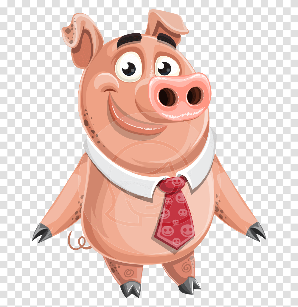 A Ready For Use Sad Pig Cartoon Character, Toy, Mammal, Animal, Pencil Transparent Png