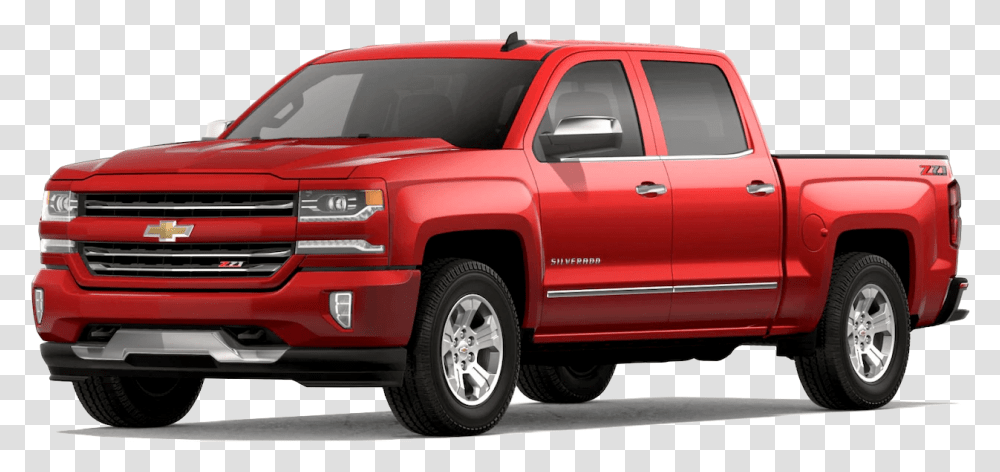 A Red 2018 Chevy Silverado New Chevy Silverado 2018, Pickup Truck, Vehicle, Transportation, Alloy Wheel Transparent Png