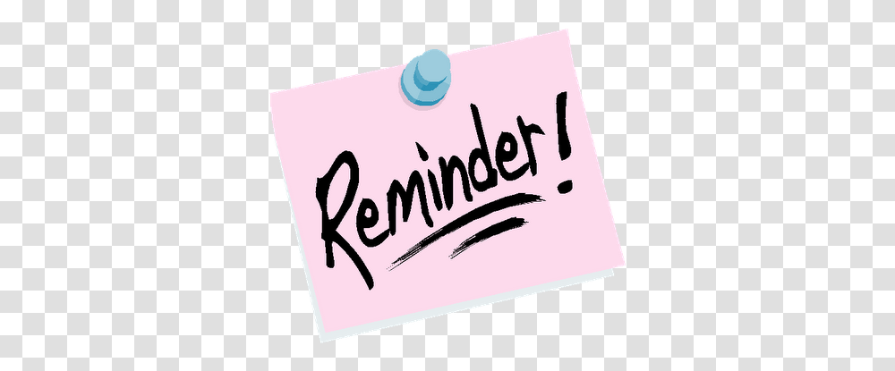 A Reminder Reminders Clipart, Text, White Board, Word, Pin Transparent Png