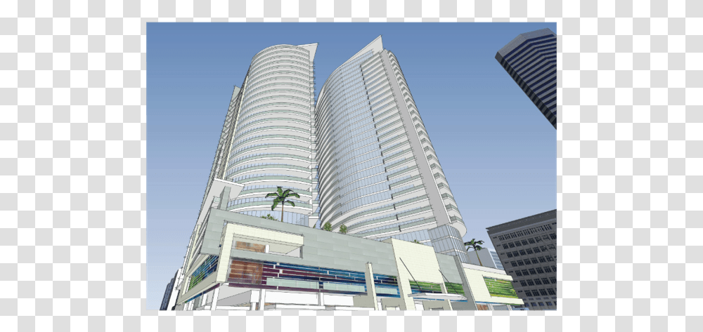 A Rendering Of The New 800 Condo Development Coming Commercial Building, Housing, High Rise, City, Urban Transparent Png