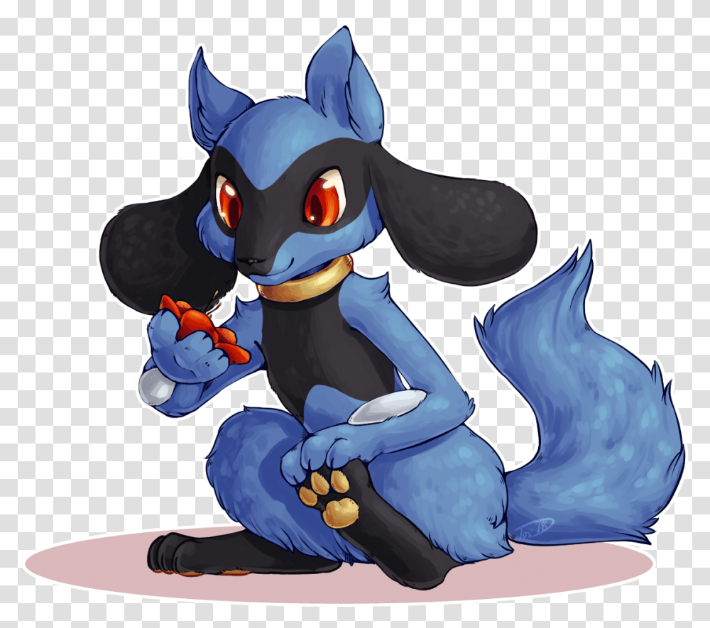 A Riolu Doodle I Found On My Pc That I Decided To Clean, Mammal, Animal, Wildlife, Person Transparent Png