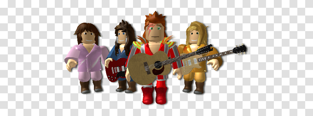 A Roblox Band Plays, Leisure Activities, Toy, Figurine, Musical Instrument Transparent Png