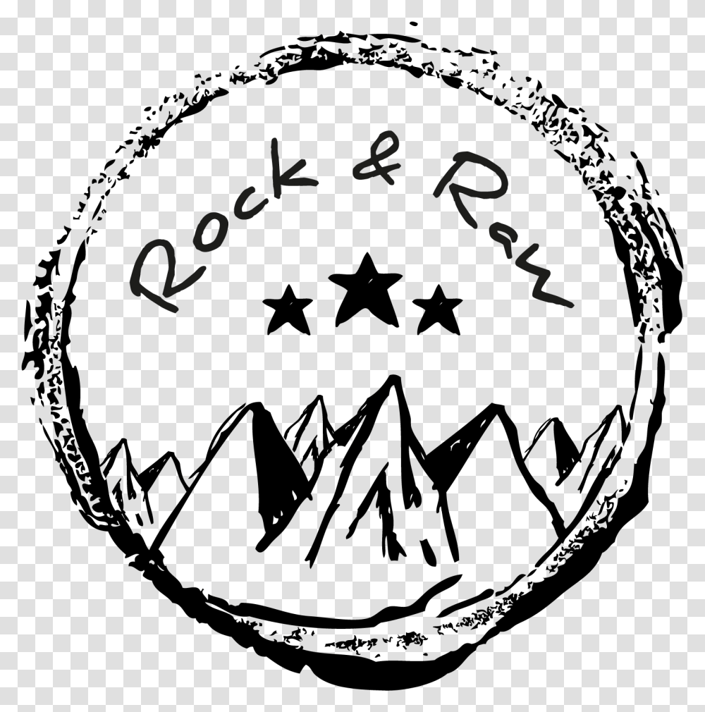 A Rock And Raw Logo Circle, Outdoors, Alphabet Transparent Png