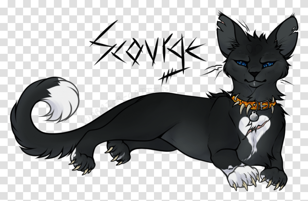 A Scourge On The Name Of All Good Cats Warrior Cats Scourge Laying Down, Animal, Mammal, Pet, Reptile Transparent Png