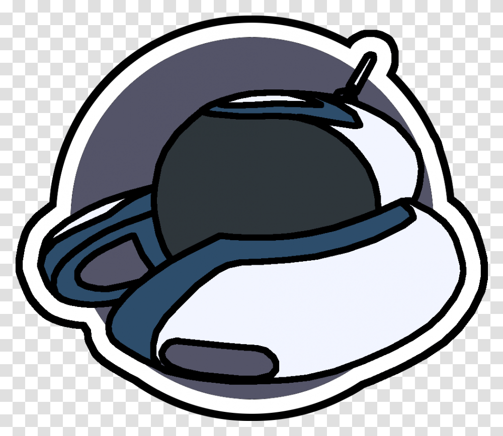 A Seamoth Logo I Attempted To Make Clip Art, Clothing, Apparel, Helmet, Hardhat Transparent Png