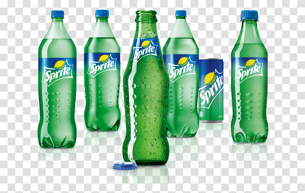 A Selection Of Sprite Bottles And Cans Sprite, Beverage, Drink, Pop Bottle, Soda Transparent Png