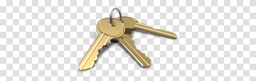 A Setofgoldkeys Lawyers In The Philippines Keychain, Scissors, Blade, Weapon, Weaponry Transparent Png
