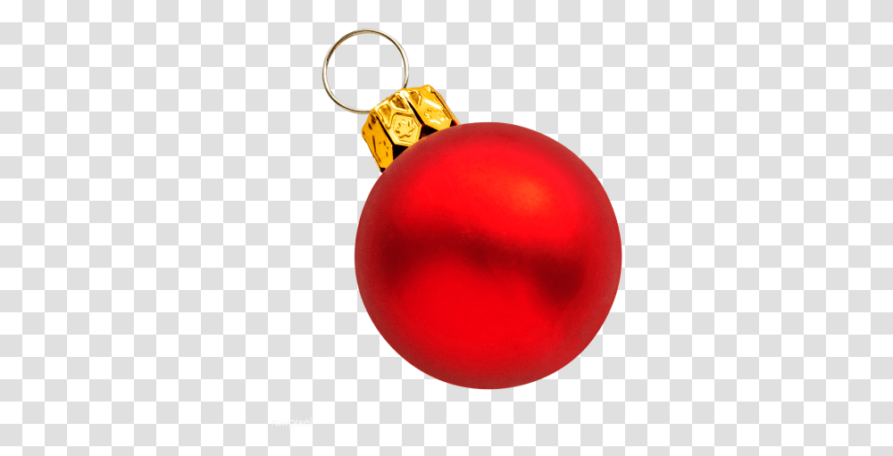 A Shiny Red Ball Christmas Ornament Image Free Embankment Tube Station, Pendant, Balloon, Sphere Transparent Png