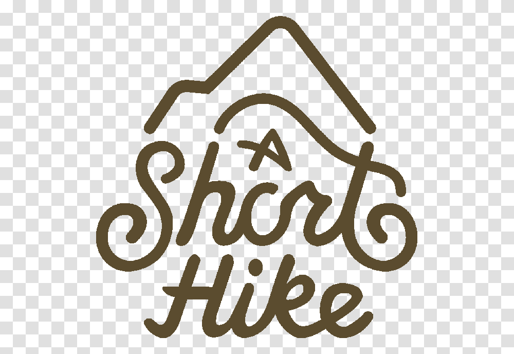 A Short Hike Short Hike Logo, Text, Alphabet, Handwriting, Calligraphy Transparent Png