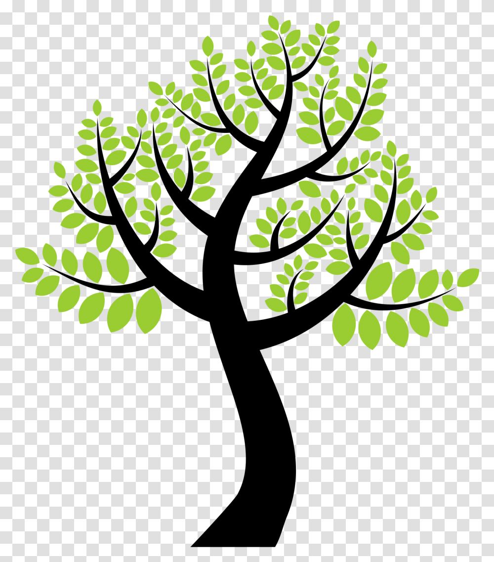 A Simple Big Image Tree With 9 Branches, Green, Leaf, Plant, Fern Transparent Png