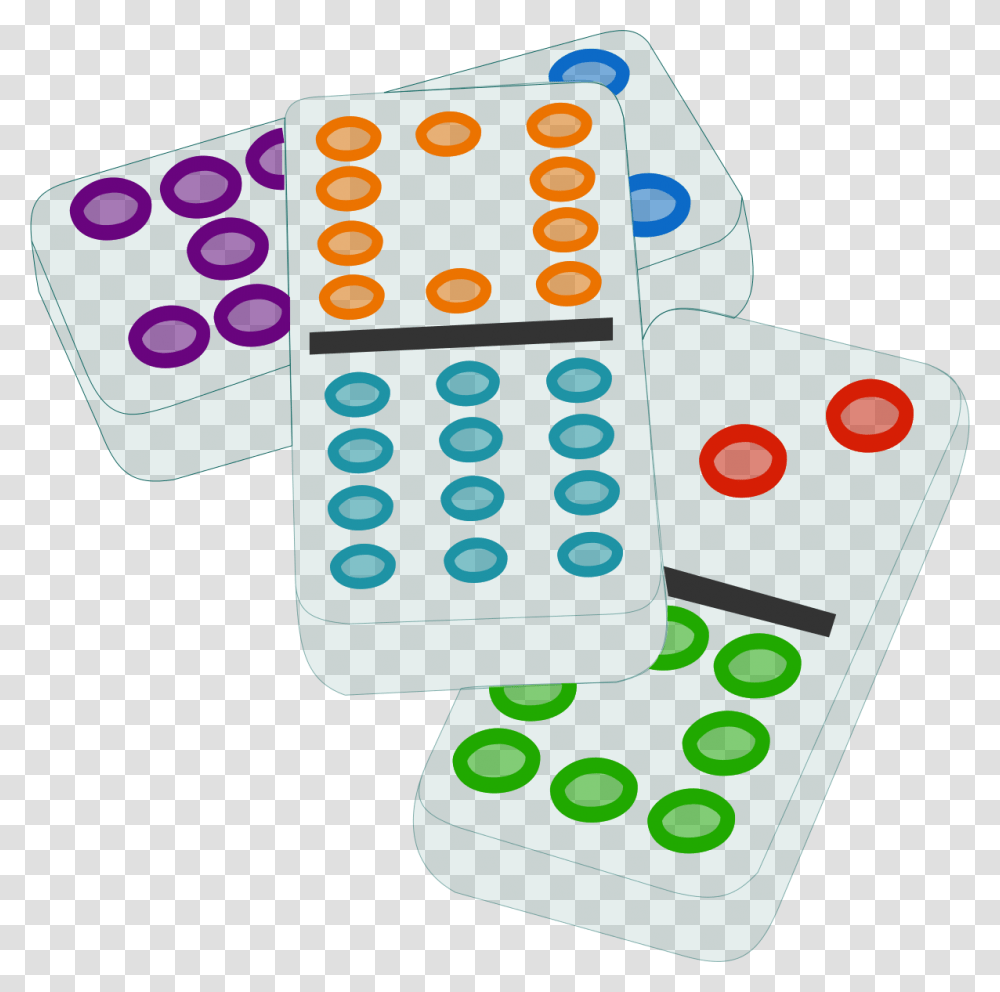 A Single Domino Is A Rectangular Tile Divided Into, Game, Toy Transparent Png