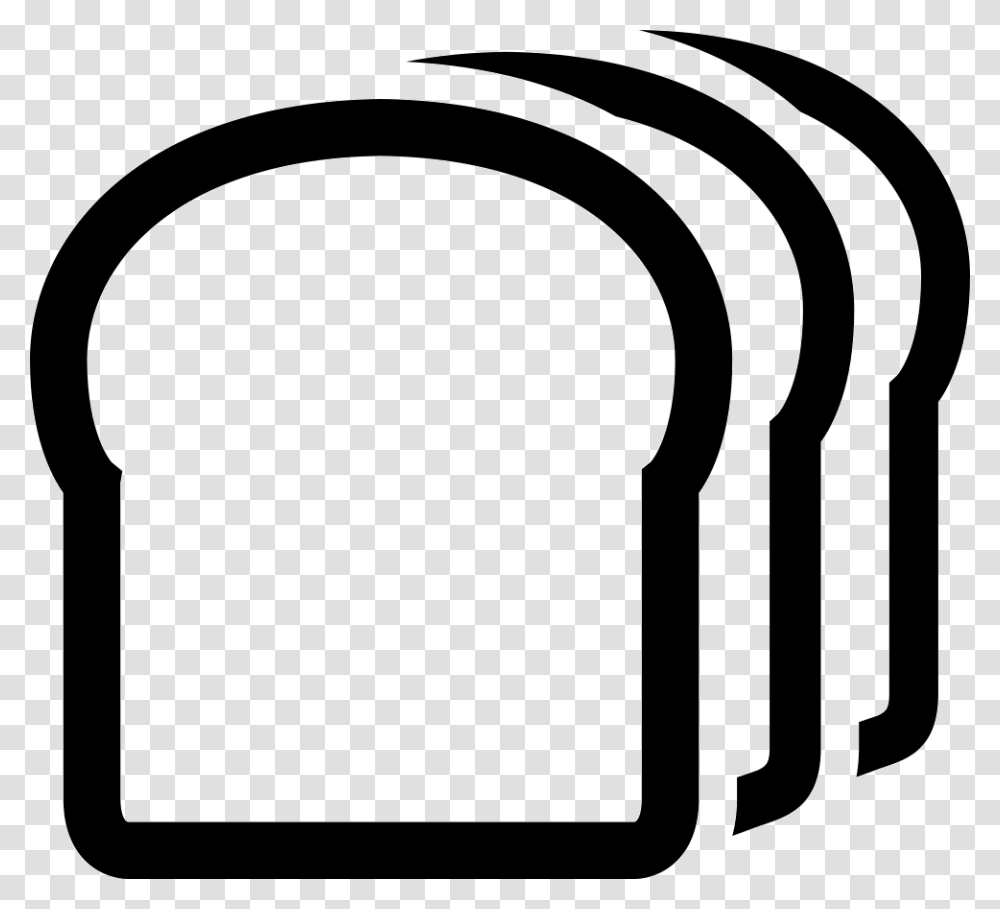 A Slice Of Bread Icon Free Download, Buckle, Stencil Transparent Png