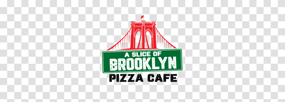 A Slice Of Brooklyn Pizza Cafe A Taste Of New York, Building, Bridge, Scoreboard, Suspension Bridge Transparent Png