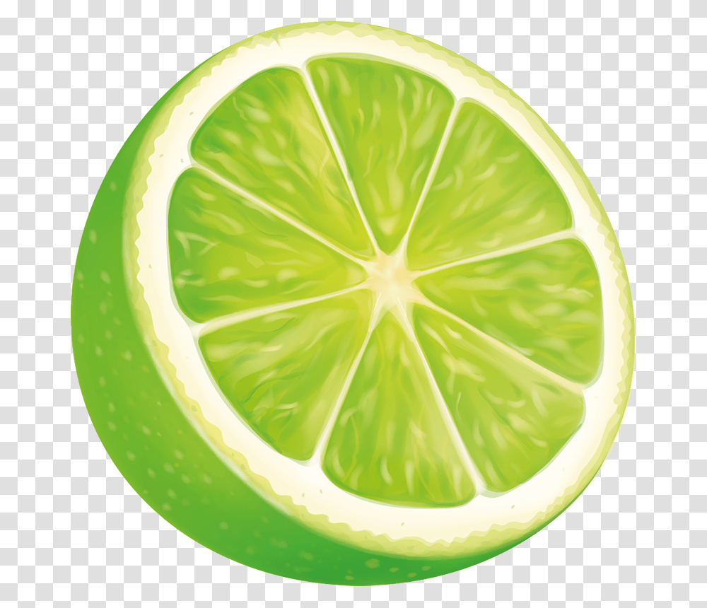 A Sliced Lime Wedge Sliced Lime, Citrus Fruit, Plant, Food, Lemon Transparent Png