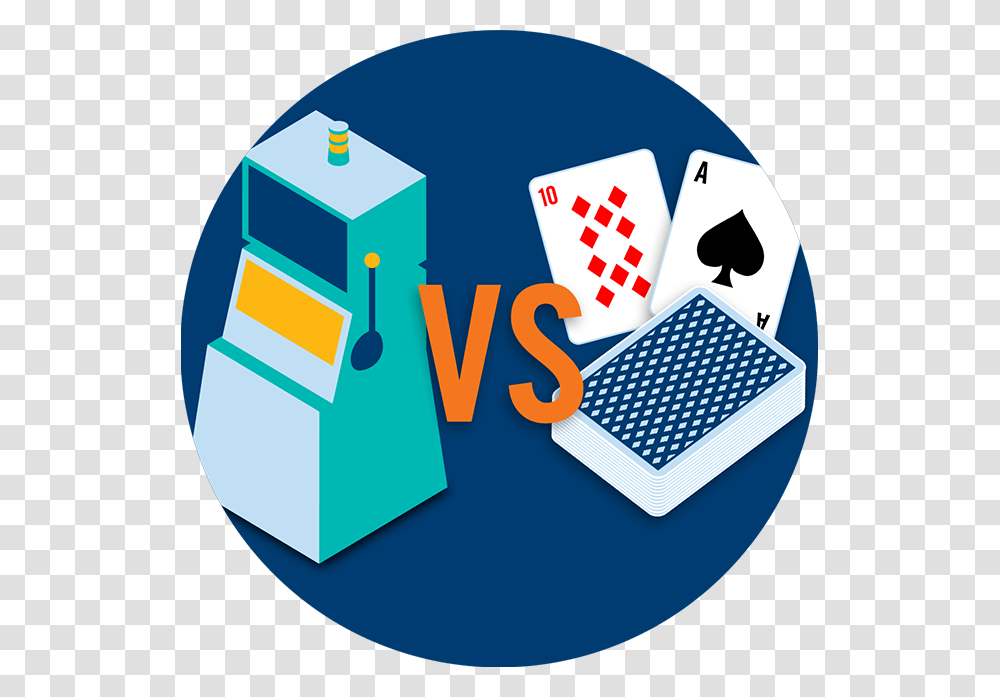A Slot Machine Vs Tabletop Game, Gambling Transparent Png