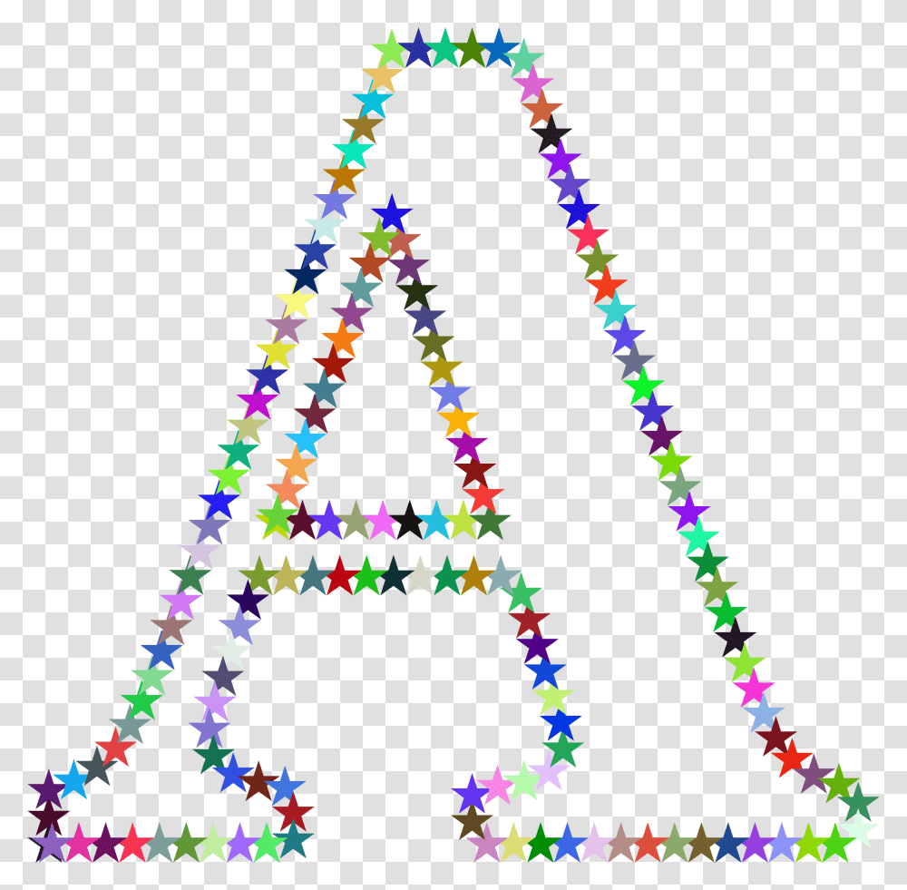 A Stars Icons, Triangle, Christmas Tree, Ornament, Plant Transparent Png