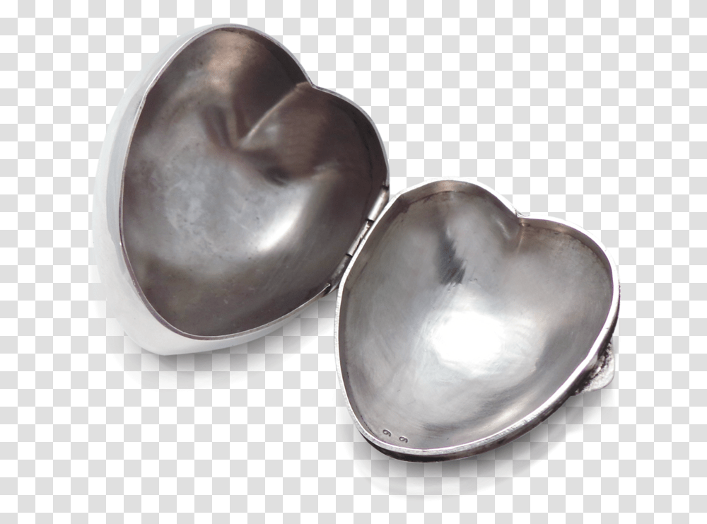 A Sterling Silver Heart Shaped Box By, Spoon, Cutlery, Accessories, Accessory Transparent Png