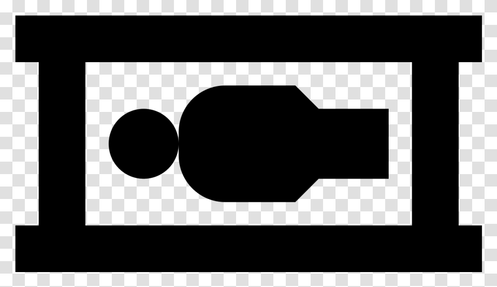 A Stretcher Icon Consists Of A Rectangular Shape And Circle, Gray, World Of Warcraft Transparent Png