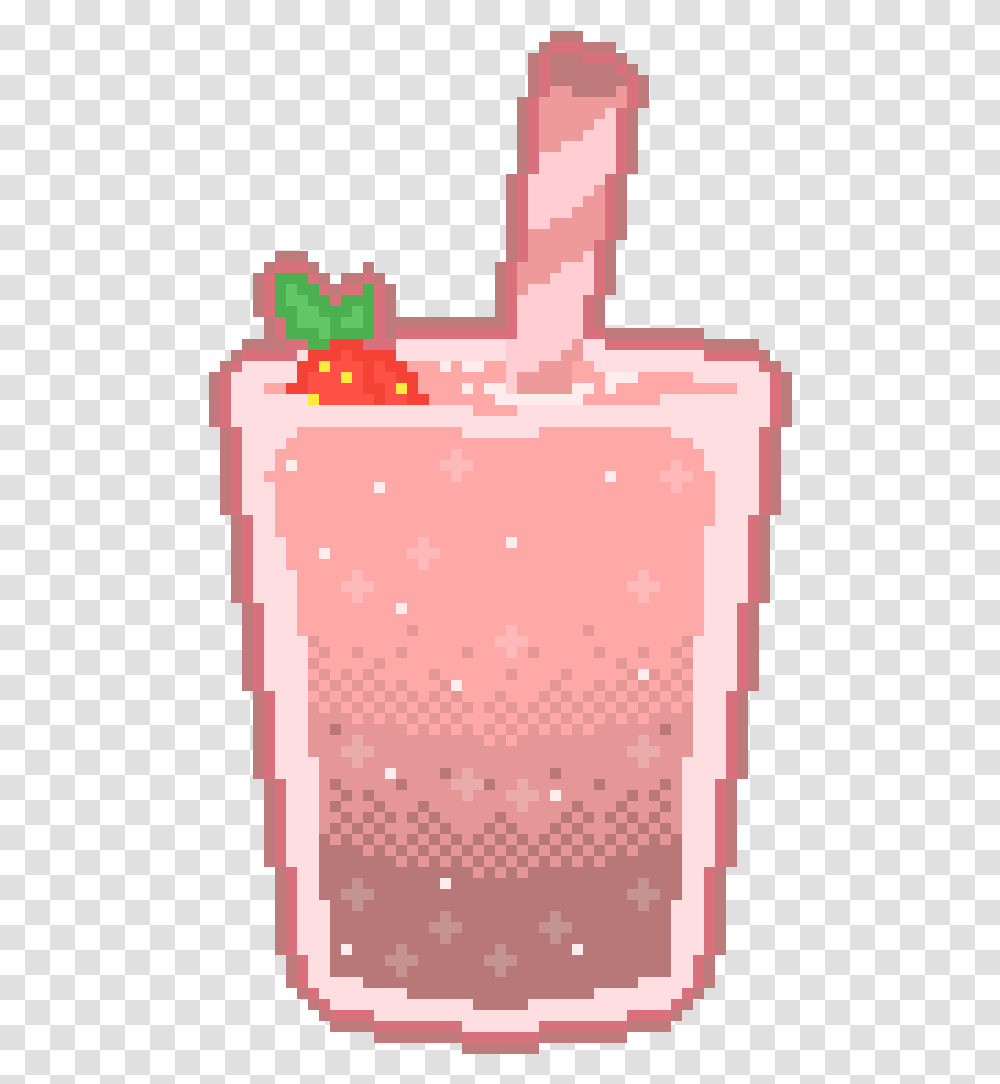 A Sweet Strawberry Milkshake Illustration Girly, Rug, Bag, Paper, Text Transparent Png