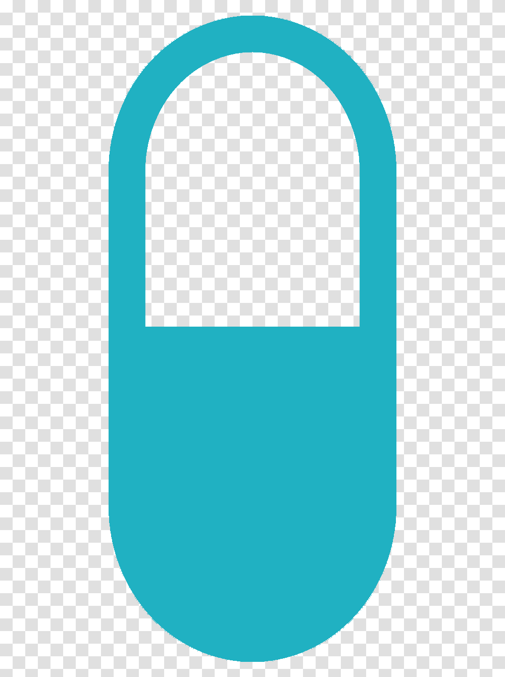 A Teal Icon Of A Pill, Label, Electronics, Number Transparent Png