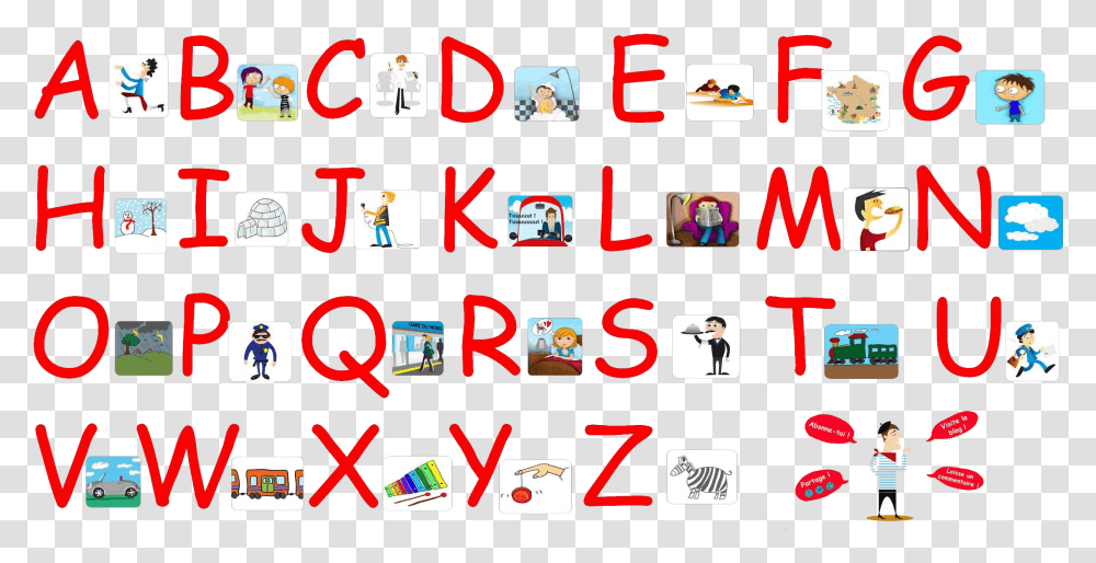 A To Z Alphabets Images Alphabet, Number, Word Transparent Png