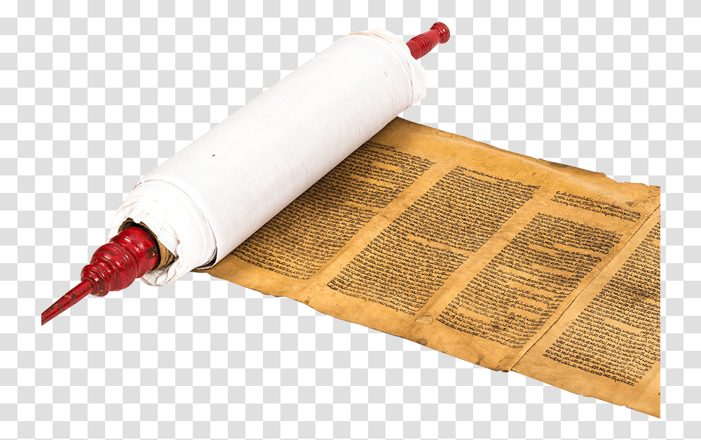A Torah Made Of Gazelle Skin Rolling Pin, Rug, Scroll Transparent Png