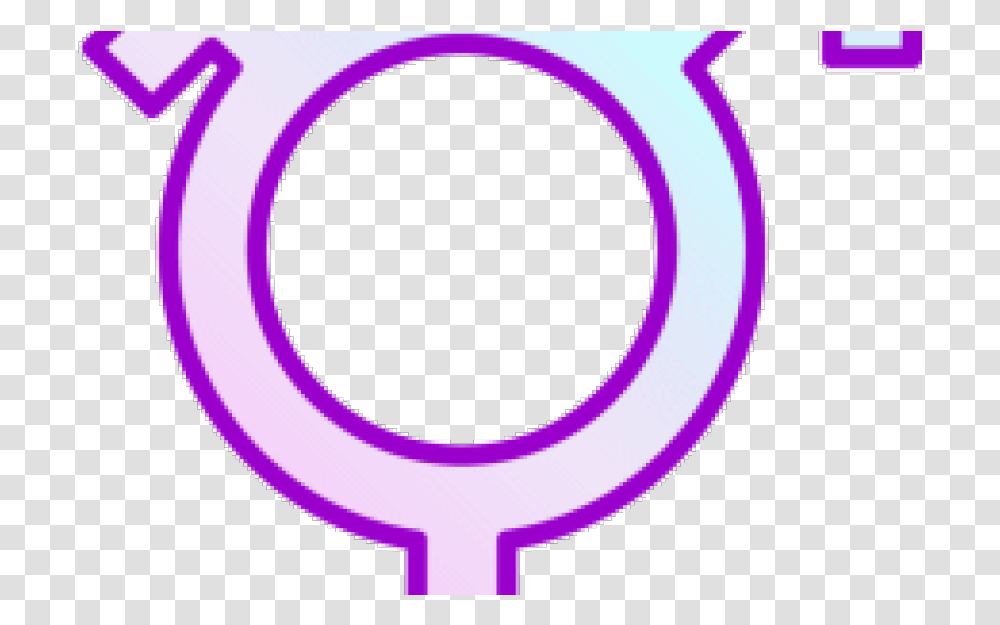 A Transgender Symbol Plain1 Circle, Purple, Tape, Light Transparent Png