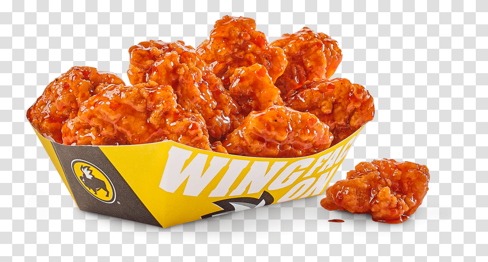 A Tray Of Buffalo Wild Wings Buffalo Wild Wings Boneless Wings, Fried Chicken, Food, Nuggets, Pickle Transparent Png