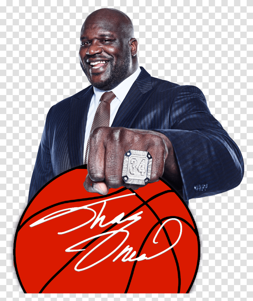 A Trip To Miami Party With Shaq For The Big Game Big Podcast With Shaq, Tie, Accessories, Person, Clothing Transparent Png