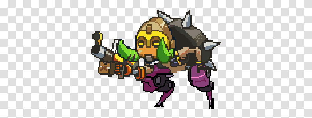 A True Pixel Monster Worthy Of Any Background Overwatch Gif, Parade, Crowd, Outdoors, Graphics Transparent Png