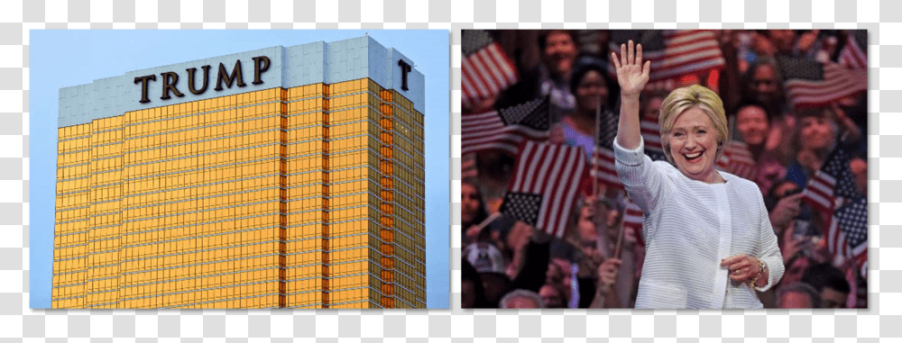 A Trump Business Without The Trump Name Tower Block, Person, Human, Flag Transparent Png