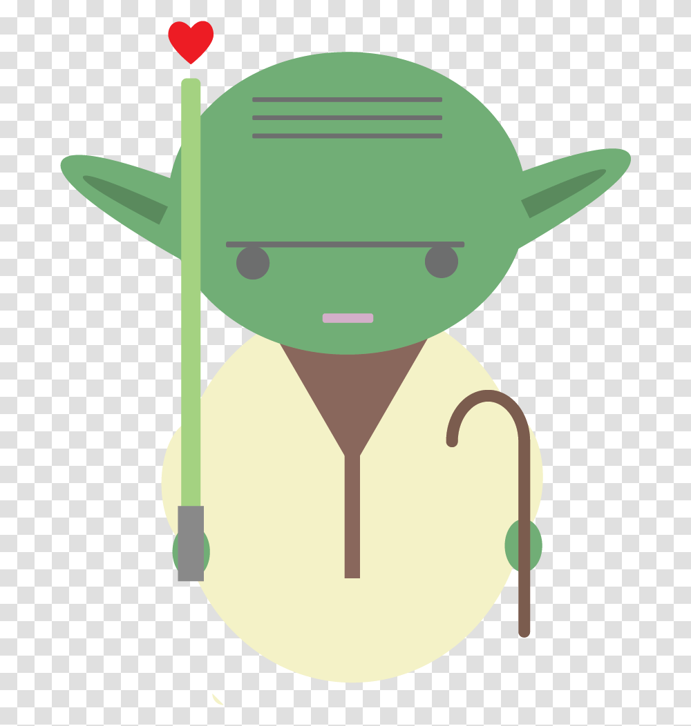A Valentine's Day Yoda Cartoon, Animal, Insect, Invertebrate, Furniture Transparent Png