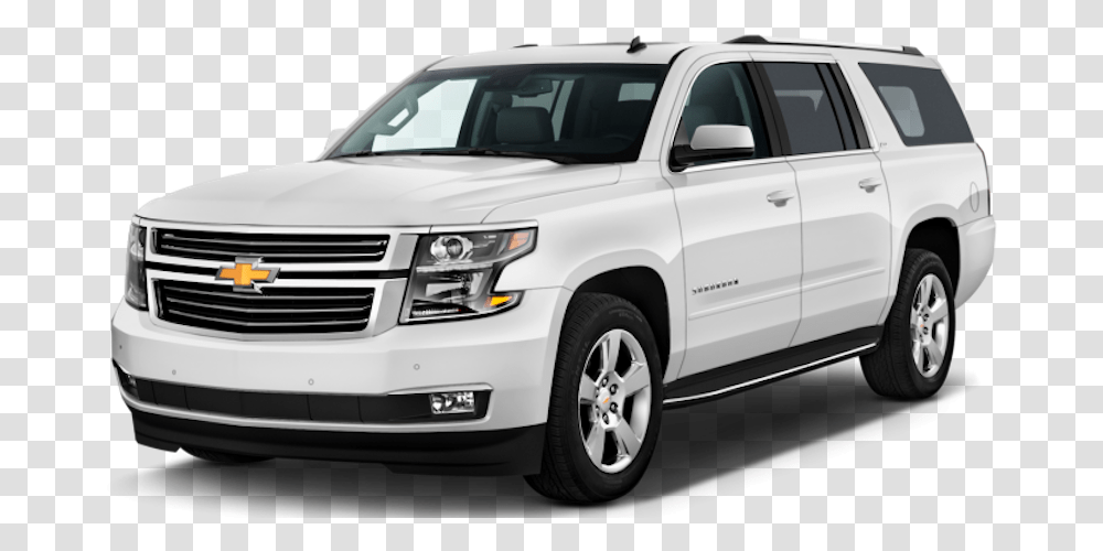 A White 2019 Chevy Suburban From Carl Black Nashville, Vehicle, Transportation, Pickup Truck, Bumper Transparent Png