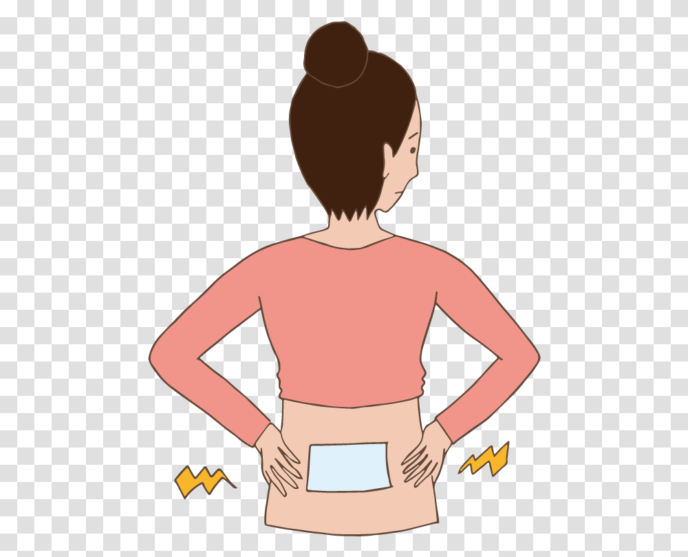 A Woman With Low Punggung Clipart, Back, Plot, Diagram Transparent Png