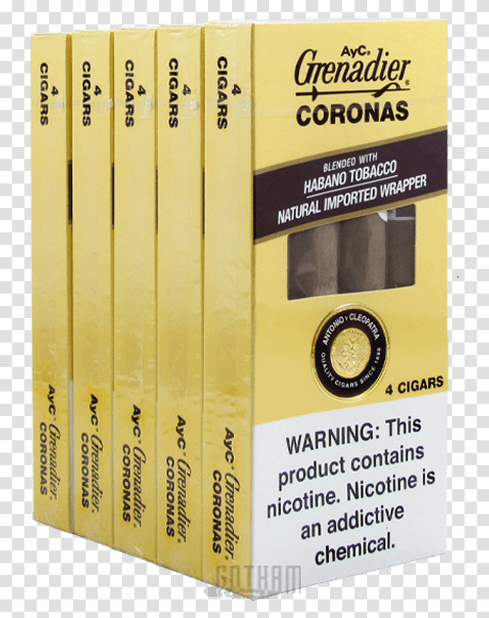 A Y C Grenadier Natural Dark Coronas Packs Carton, Book, File Binder, File Folder Transparent Png