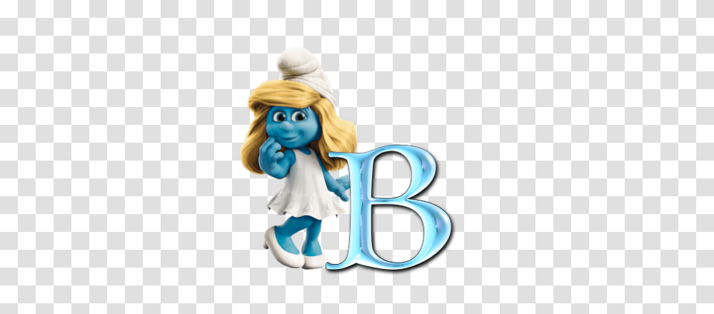 A Z Smurfette Smurfs Free Alphabet Graphics Letter, Figurine, Toy, Person Transparent Png