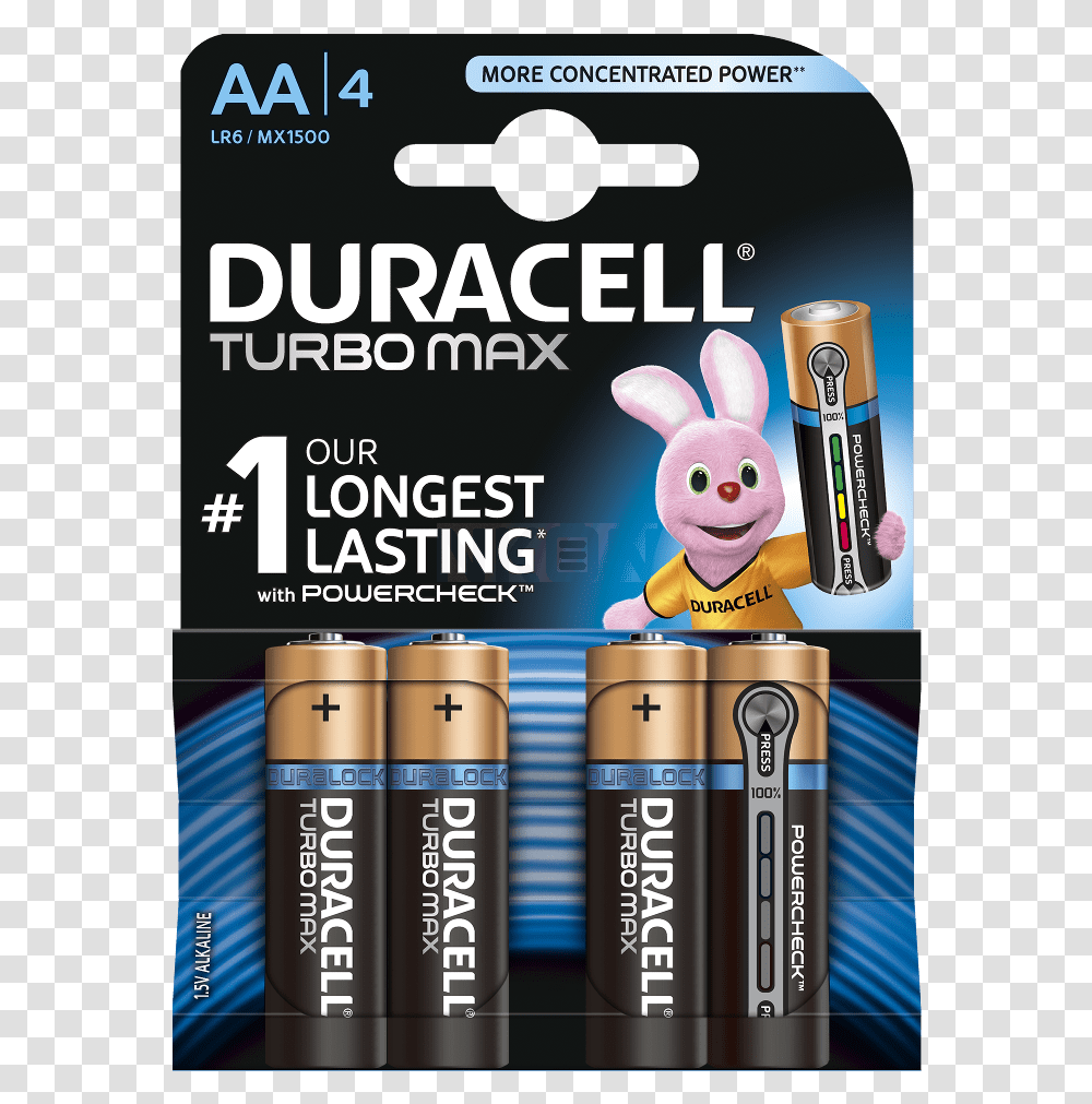 Aa Duracell Turbo Max Duracell Turbo Max, Poster, Advertisement, Flyer, Paper Transparent Png