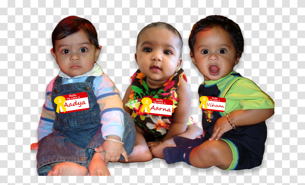 Aadya Aarna And Vihaan Are Most Popular Indian Baby, Person, Face, Pants Transparent Png
