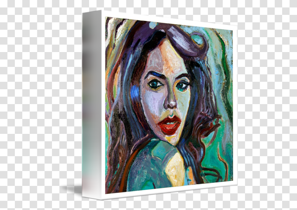 Aaliyah By Michaeloart2012 Picture Frame, Modern Art, Canvas, Painting, Person Transparent Png