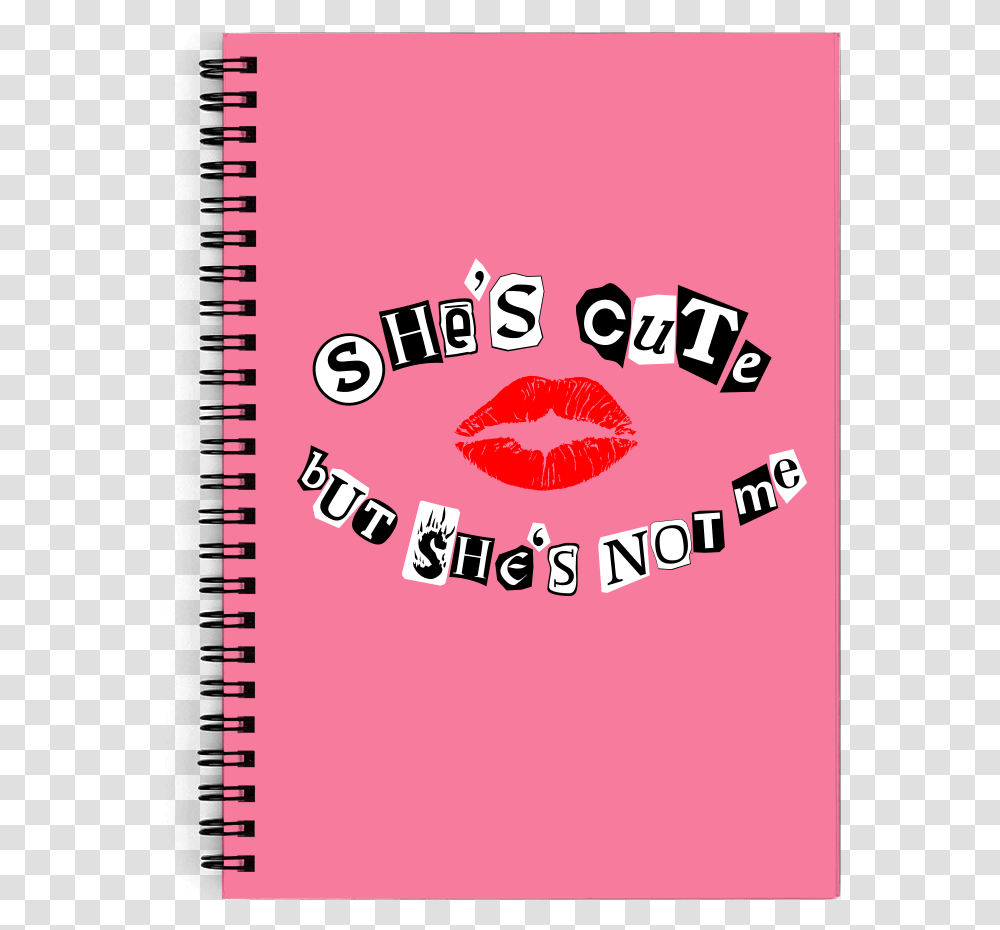 Aaliyah Jay She's Cute But She's Not Me Notebook Cute Notebook, Paper, Advertisement, Diary Transparent Png