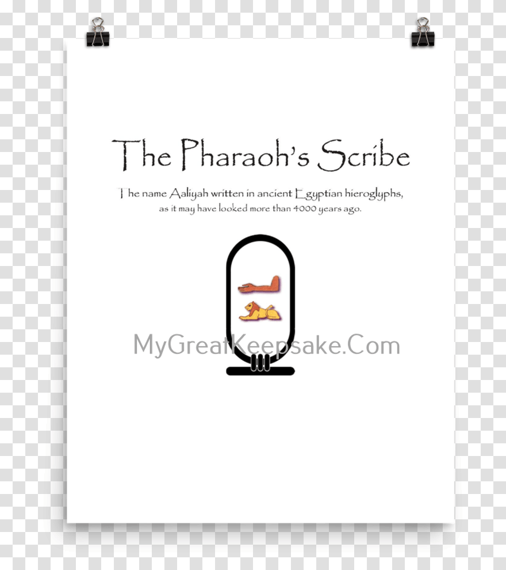 Aaliyah Pharaoh's Scribe Ancient Egyptian Hieroglyphics, Advertisement, Poster, Flyer, Paper Transparent Png