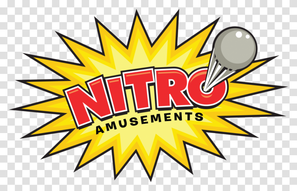 Aampe Tommy Nitro Amusements Logo Sooke Pocketnews, Lighting, Advertisement, Leisure Activities Transparent Png