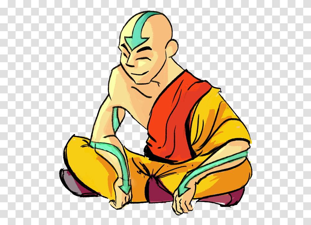 Aang Avatar, Person, Human, Monk Transparent Png