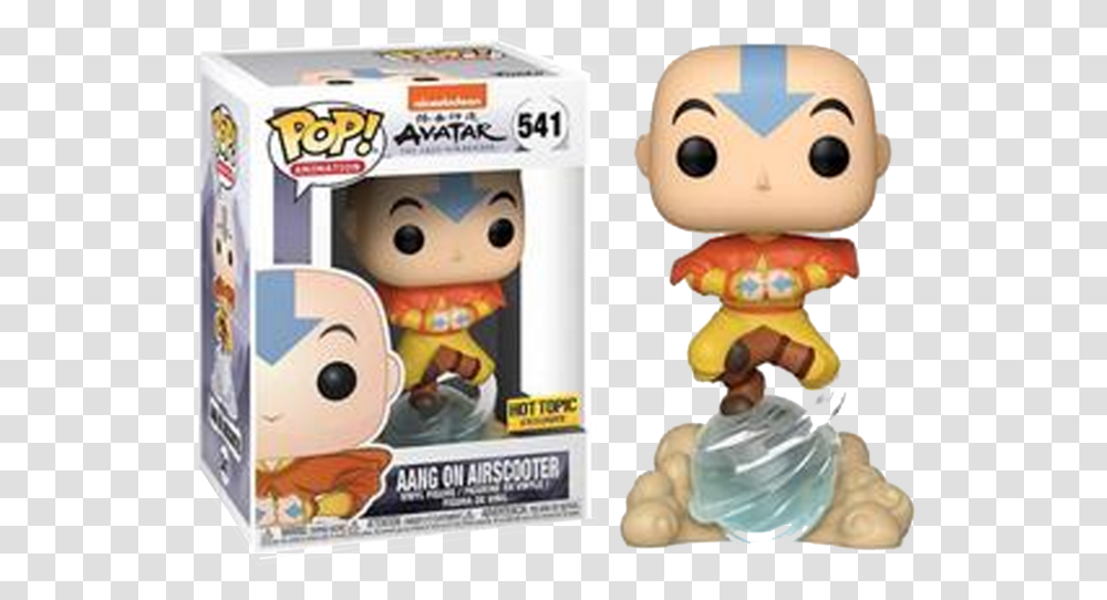 Aang On Airscooter Funko Pop Avatar Funko Pop Avatar Aang On Airscooter Hot Topic, Toy, Plush, Figurine, Doll Transparent Png