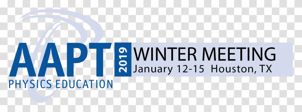 Aapt Winter Meeting 2019 In Houston American Association Of Physics Teachers, Word Transparent Png