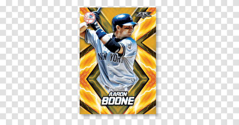 Aaron Boone 2017 Topps Fire Base Poster Baseball Player, Athlete, Sport, Person, Human Transparent Png