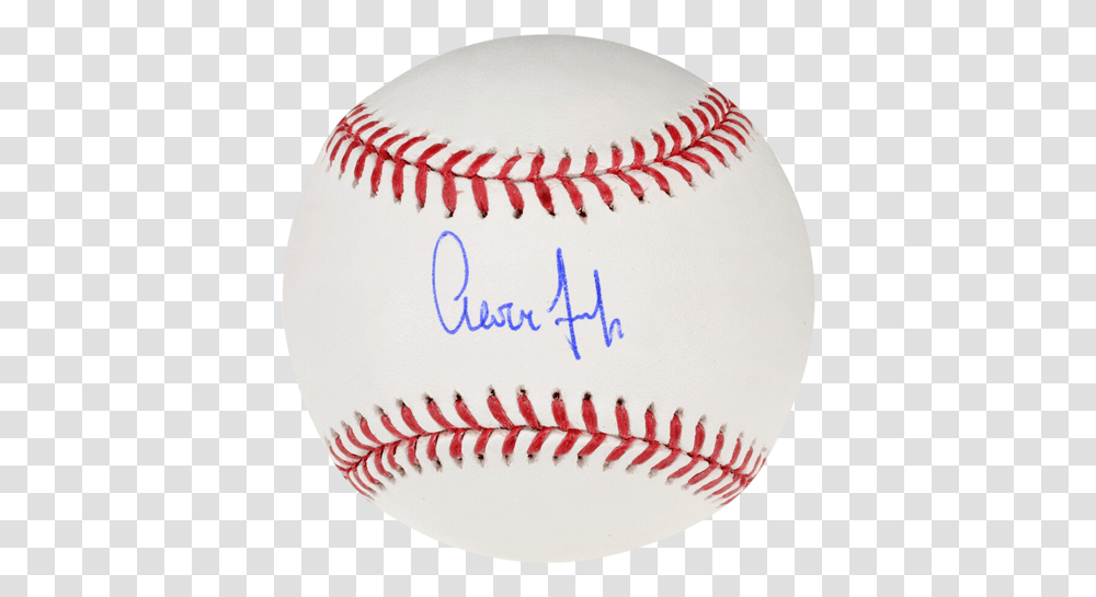 Aaron Judge Autographed Mlb Baseball Fanatics Aaron Judge Signed Baseball, Text, Birthday Cake, Dessert, Food Transparent Png