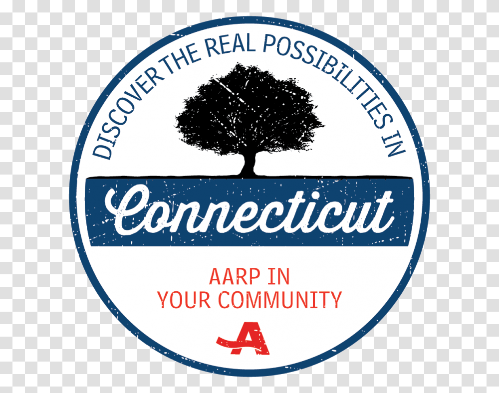 Aarp Logo Aarp Membership Card, Label, Tree, Plant Transparent Png
