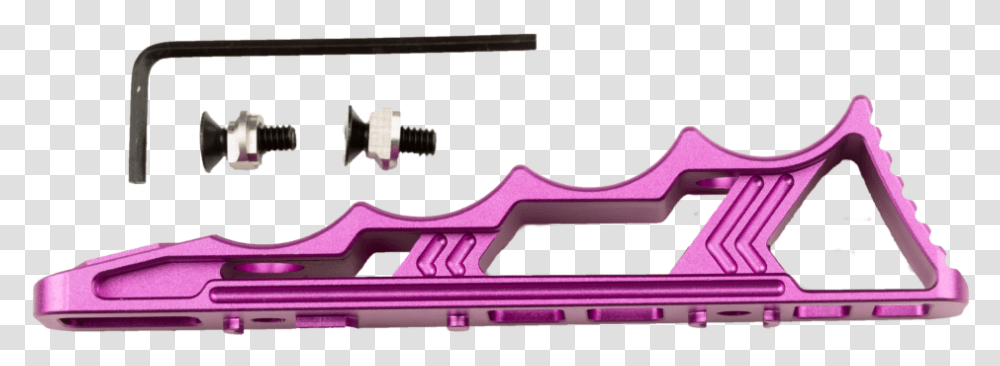Aat Frwd Thrust Grip Purple High Speed Rail, Weapon, Weaponry, Tool, Gun Transparent Png